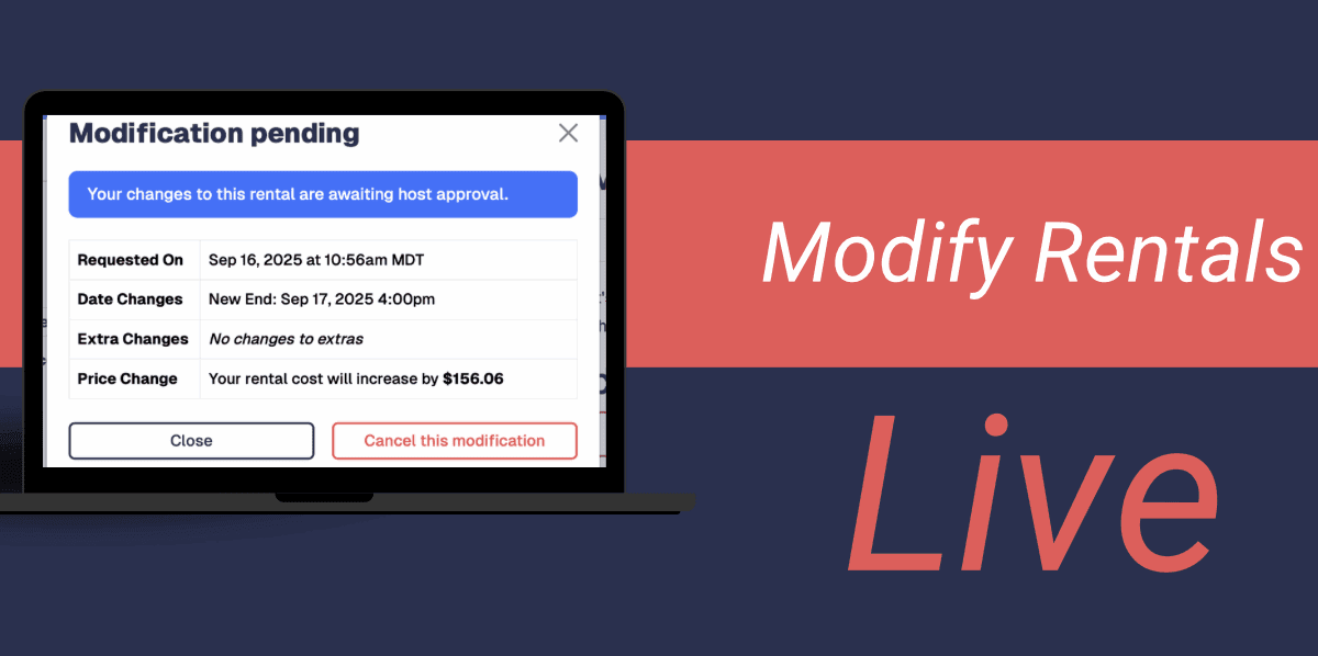 Modify Rentals: A New Feature to Make Renting Easier